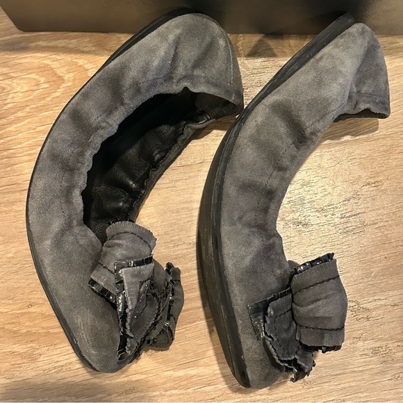 Prada Suede ballet flats with Bow size 37 1/2 - Picture 5 of 15